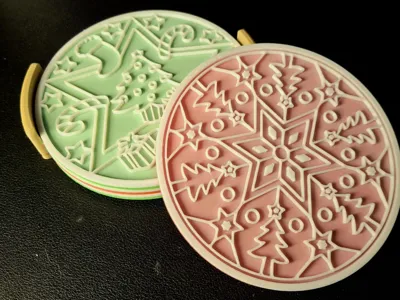 christmas coasters
