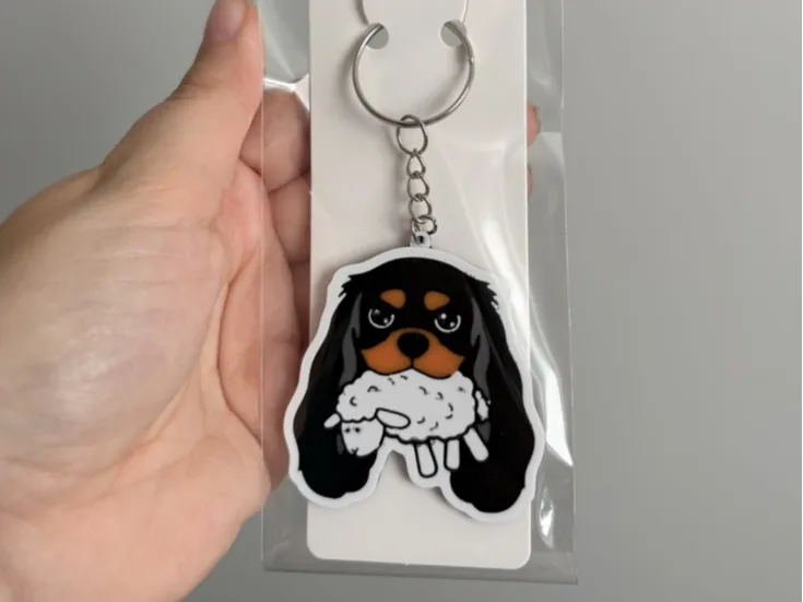 Keychain: Cavalier King Charles Spaniel