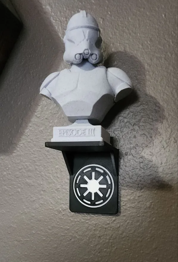 Star wars Galactic Republic bust mount