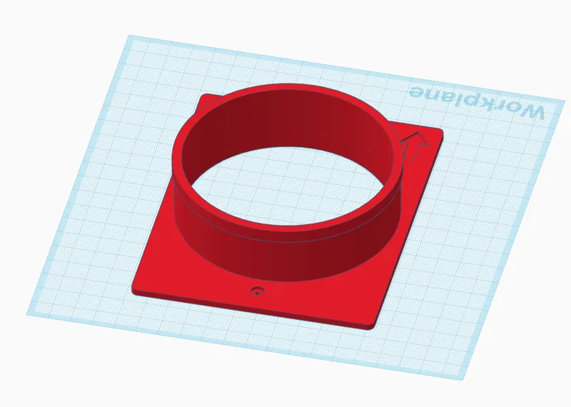 Rear duct vent for P1S