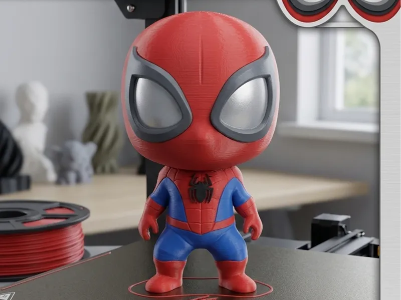 Chibi Spider Man - Fan Art Figurine 