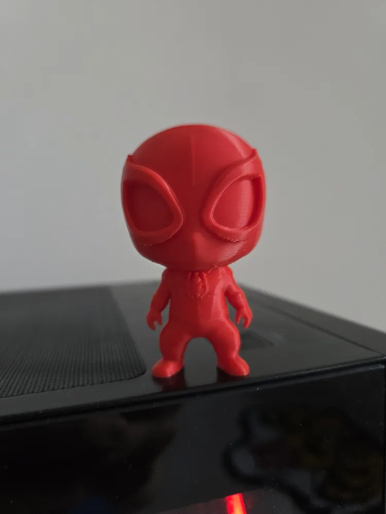 Chibi Spider Man - Fan Art Figurine - Free 3D Print Model - MakerWorld