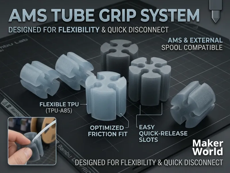 PTFE tube holders