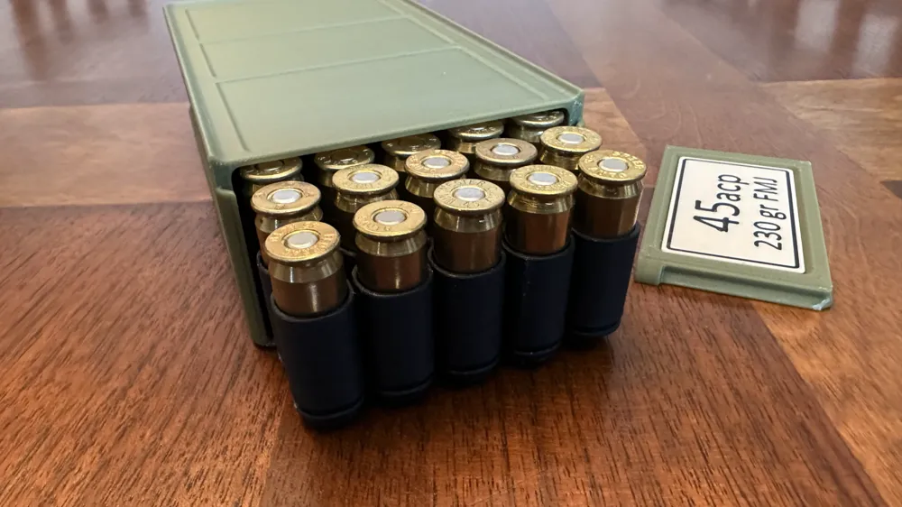 45 acp Ammo Box Storage for Expanding Trays by MakeItSlow - MakerWorld