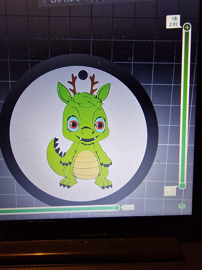 christmas dino keyring