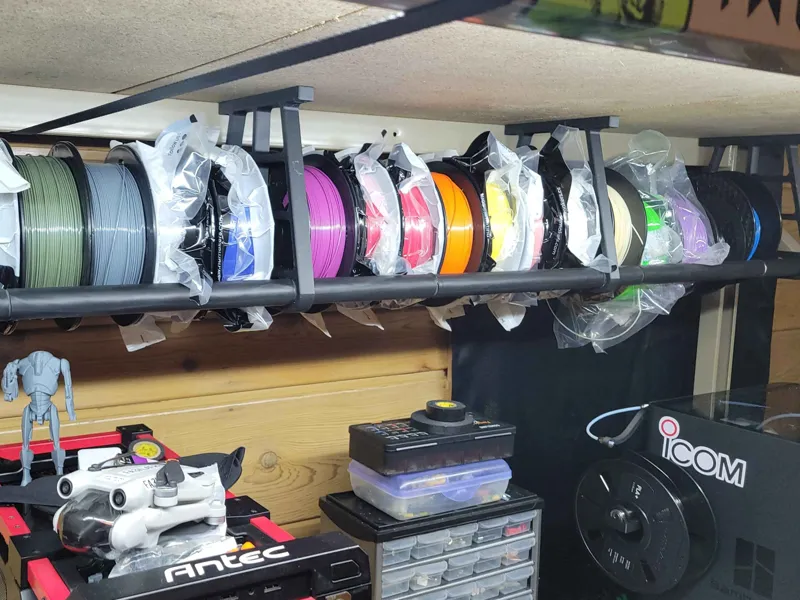 Under Shelf 3/4" PVC Filament Shelf Brackets
