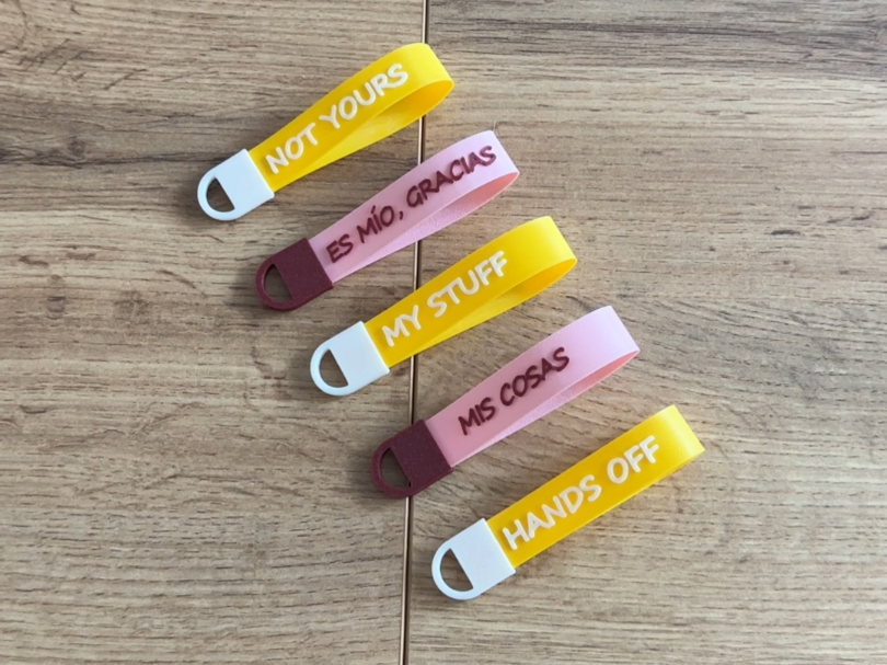 etiquetas personalizables para bolsos - 1