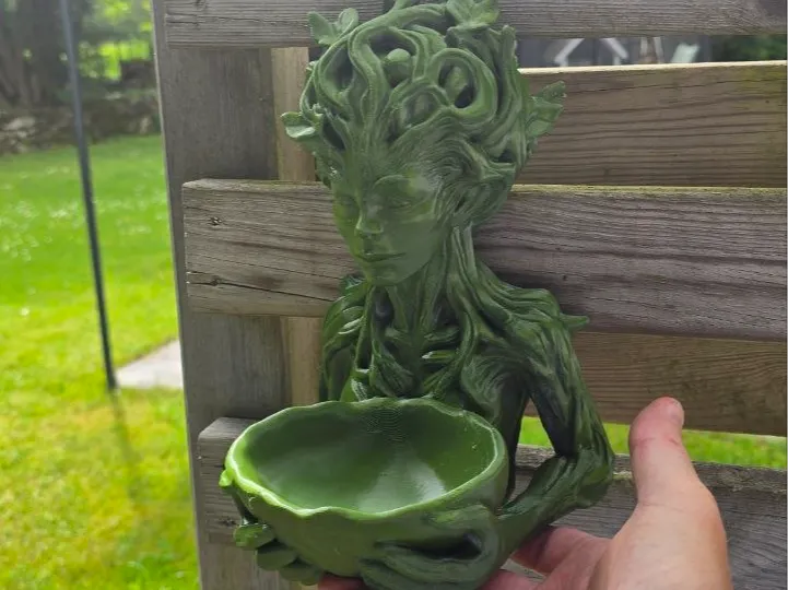 Female Bird Feeder