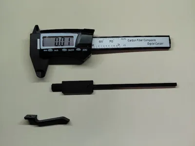Depth Rod add-on for 70mm digital plastic caliper