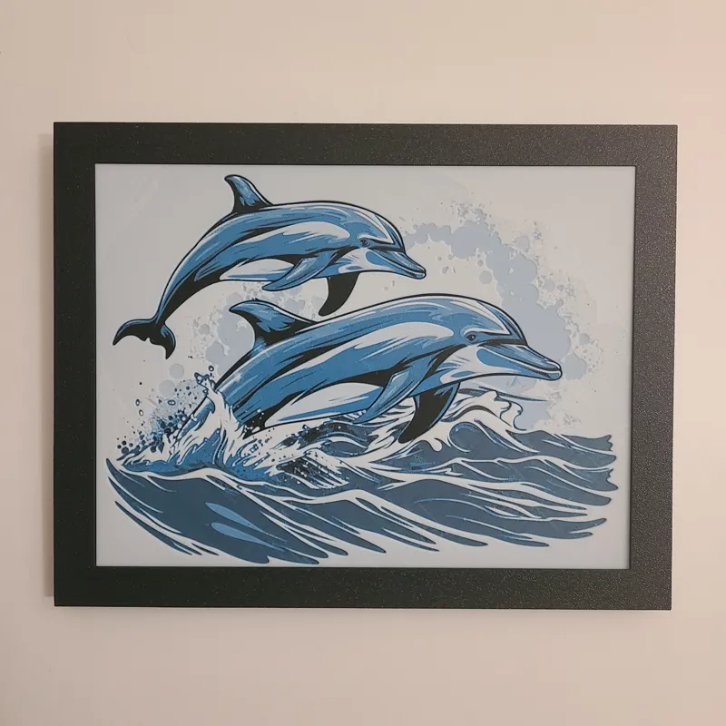 Dolphins at Sea