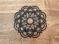 Tableau mural mandala fleuri — photo 2