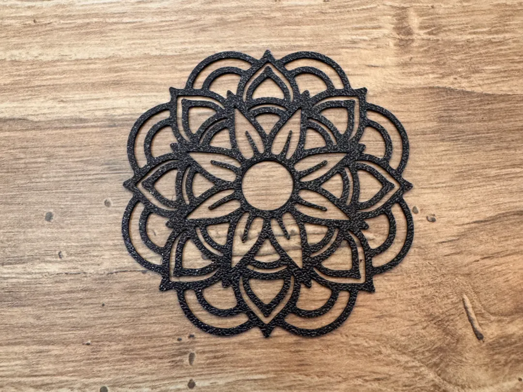 Tableau mural mandala fleuri