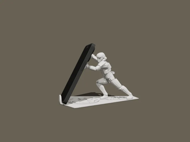 Phone holder Star Wars storm trooper / Handy Halter Star Wars Storm Trooper 