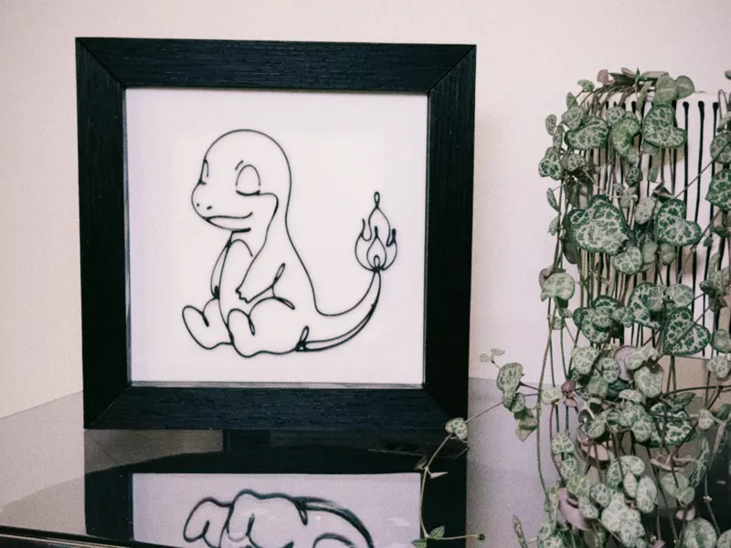 Charmander Pokémon frame – 2D Art