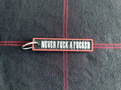 MAN OF MAYHEM - Keychain Never