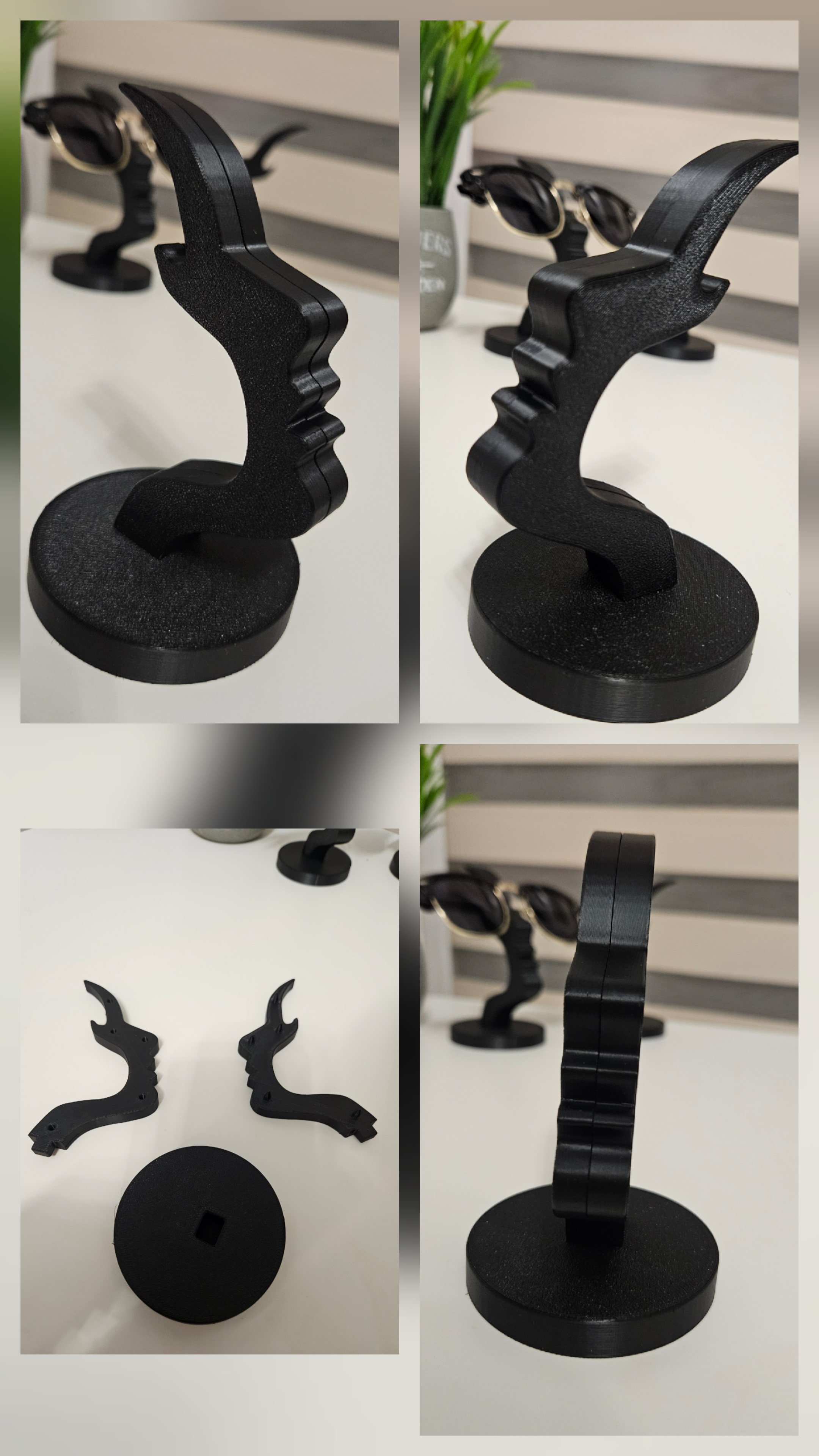 Miniatura 2 do modelo 3D Modern  Glasses Stand