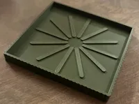 Soucoupe carrée pour plante — photo 2