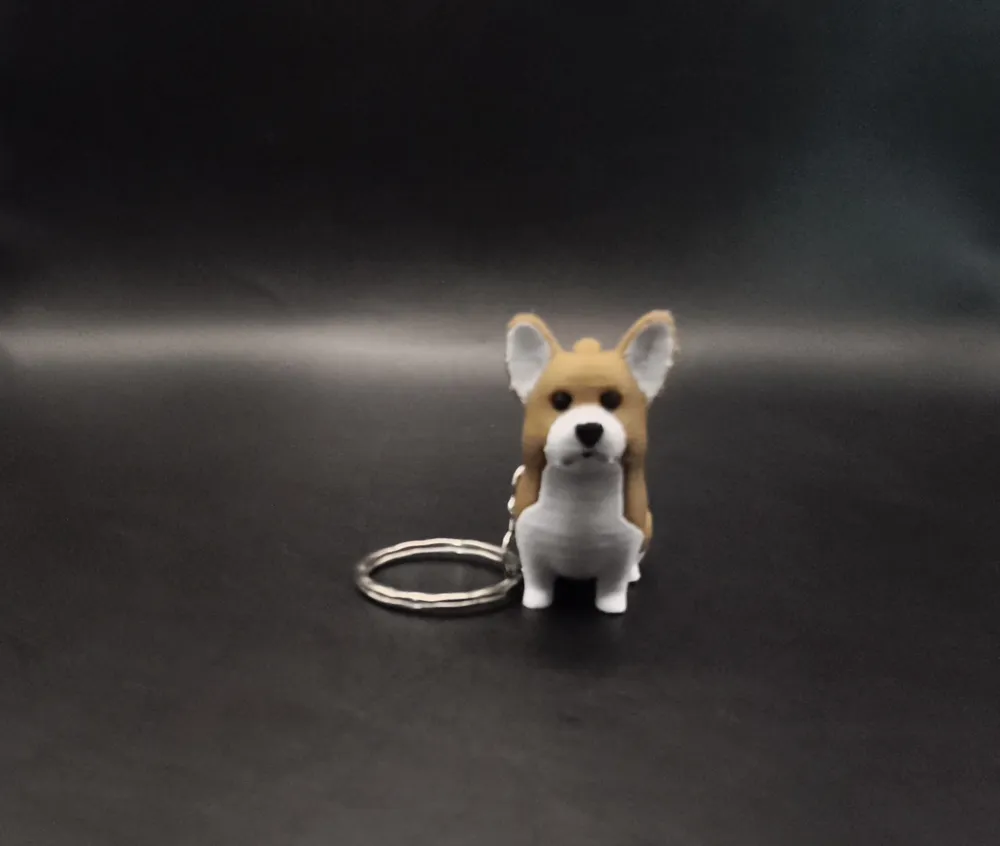 Miniatura 2 do modelo 3D Corgi Keychain