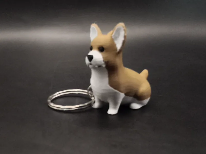 Corgi Keychain