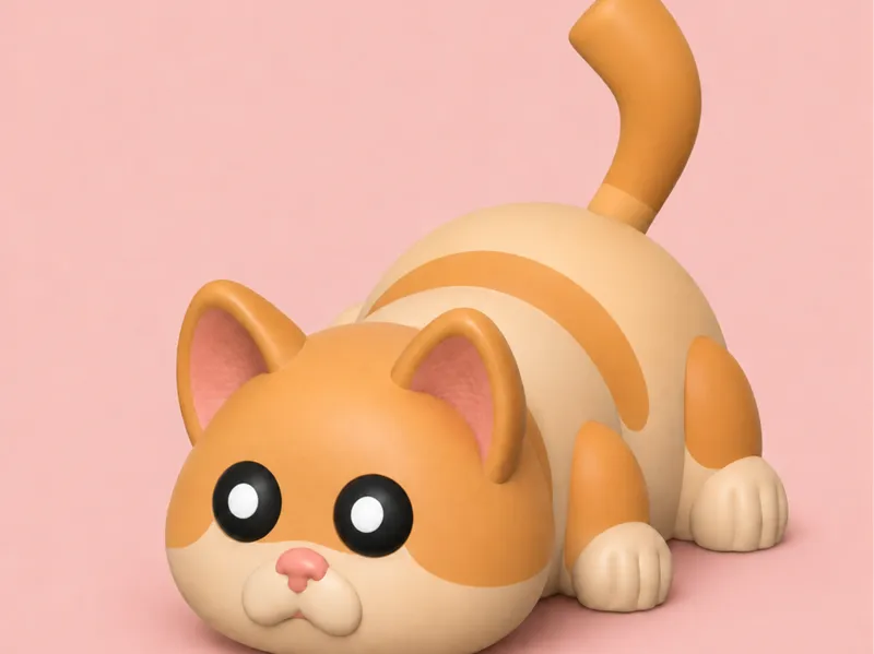 Fun flexi cat
