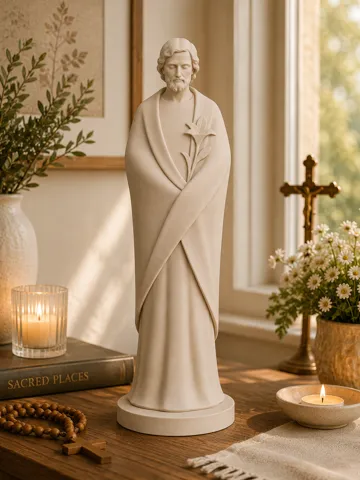 Figura decorativa: Saint Joseph Statue – Religious Home Decoration — vista de referencia 2