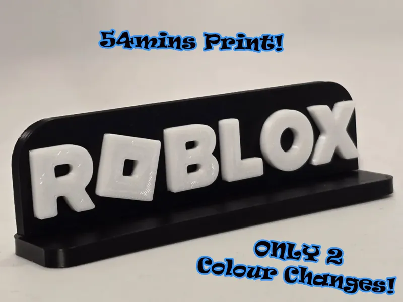 Roblox Gamer Desk Sign