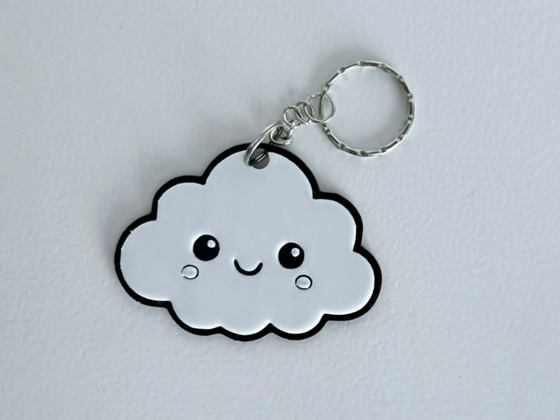Cute Cloud Keychain