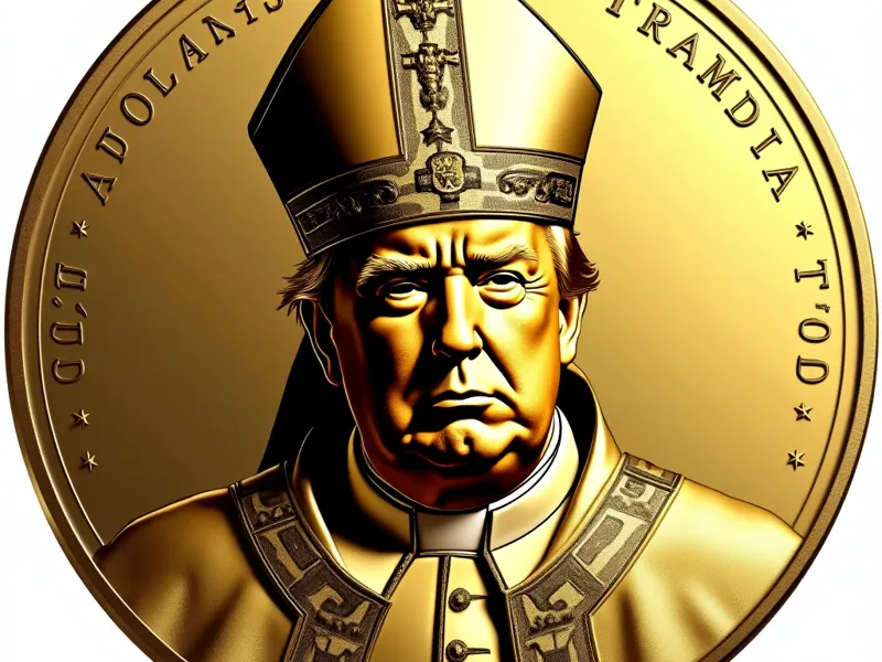 Pope Donald Trump Coin
