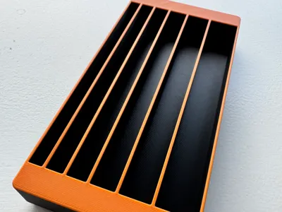 Slim Gridfinity holder for hardware design boards