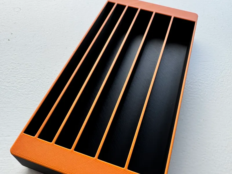 Slim Gridfinity holder for hardware design boards