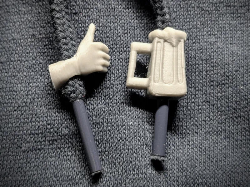 Hand and Beer together - Beads