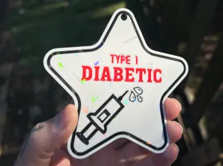 Type 1 diabetic tag