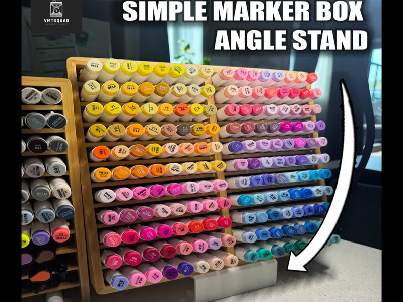 Marker / Pencil box angle stand / support
