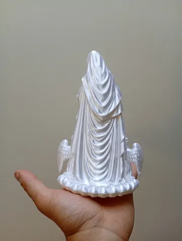Figura decorativa: Heavenly Mary & Praying Angels Statue — vista de referencia 4