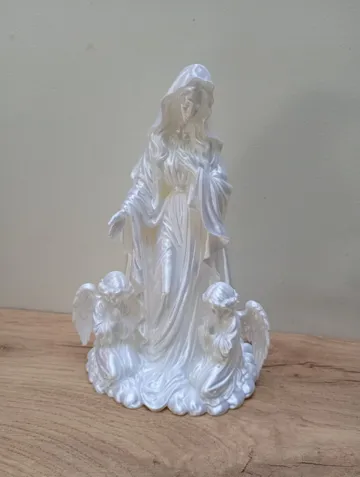 Figura decorativa: Heavenly Mary & Praying Angels Statue — vista de referencia 3