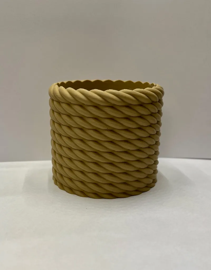 Rope plant pot