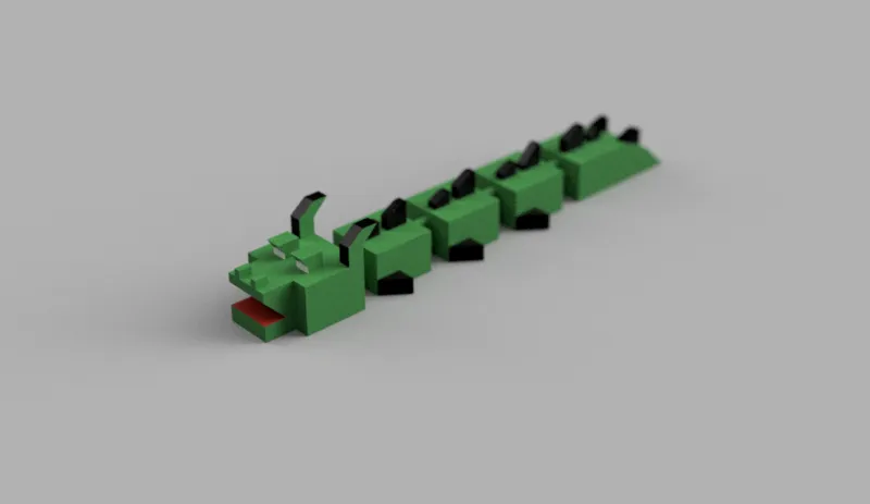 Articulated Low-poly Dragon