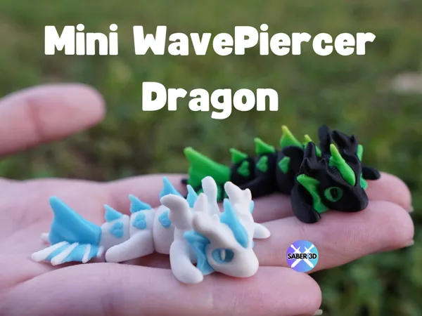 Фигурка Mini Articulated Wavepiercer Dragon
