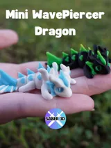 Фигурка Mini Articulated Wavepiercer Dragon