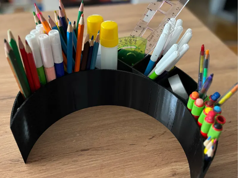 Half Moon Pencil Holder