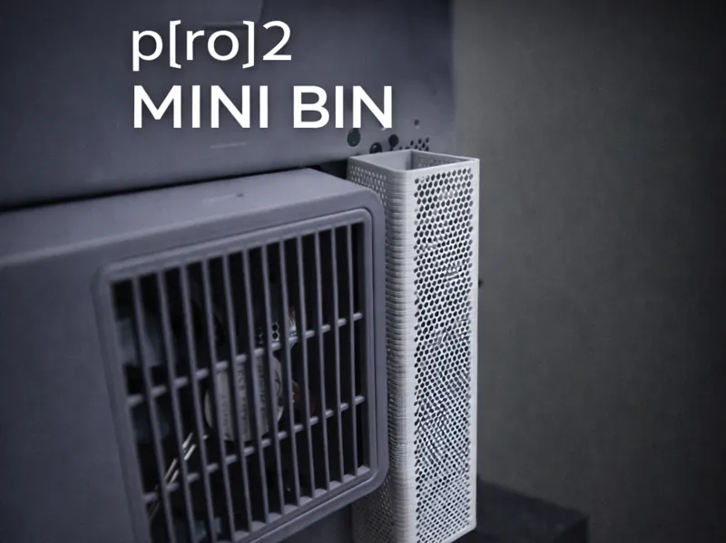 X2D/P2S Poop Bucket Mini - Toolless Clip In!