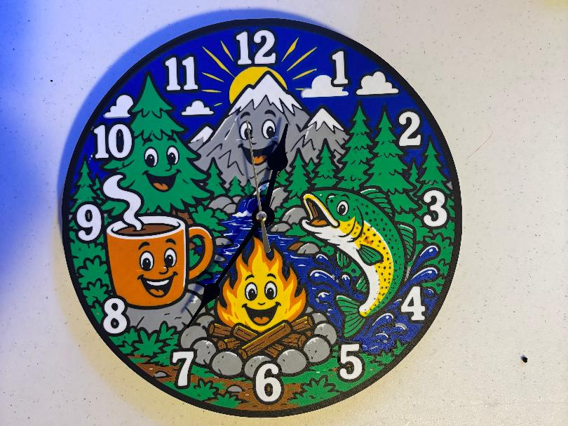 Adventure Buddies Camp Clock