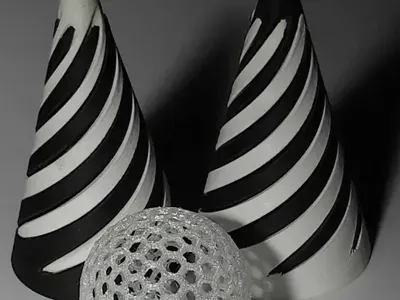 Another spiral cone