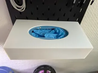 Skadis Box für Latexhandschuhe, Kleenex