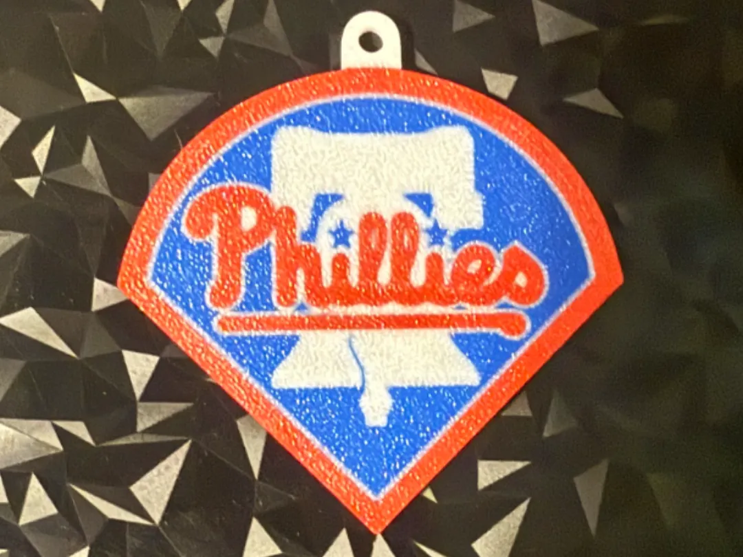 Philadelphia Phillies keychain by Paws & Prints MakerWorld: Download ...