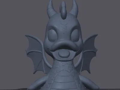 Dragon Rubber Duck (Spyro Inspired)