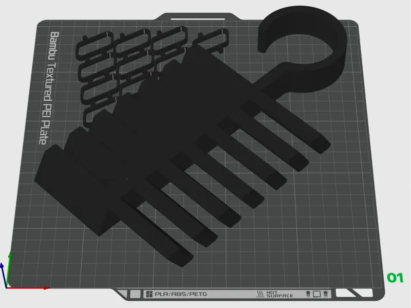 Belt & Tie Hanger - with Retaining Clips