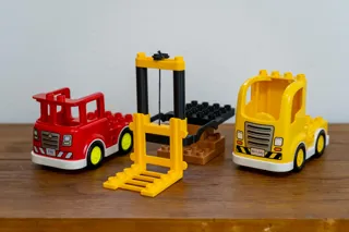 DUPLO თავსებადი ამწე-ჩანგლის ნაკრები thumbnail 3