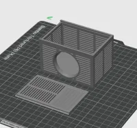 Small box with round hygrometer
