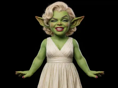 Marilyn Monroe Goblin